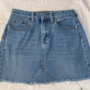 Pacsun mini denim skirt